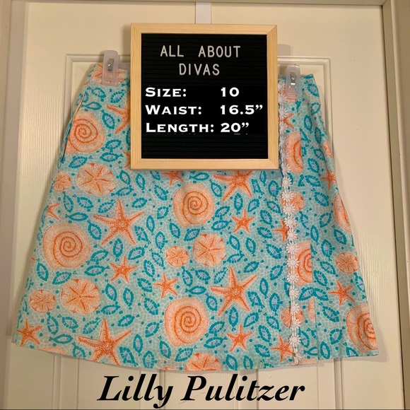 Lilly Pulitzer Dresses & Skirts - Lilly Pulitzer Maritime Mosaic Skirt Size 10
